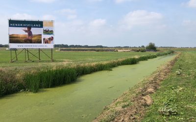 Hendriks Eiland verkoopbord geplaatst en website online